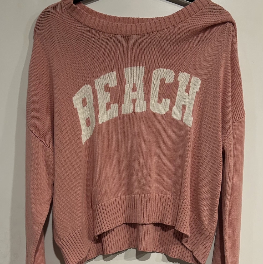 Pink Beach Sweater